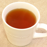 濃厚な菊花茶の出来上がり