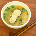 味噌汁に入れて