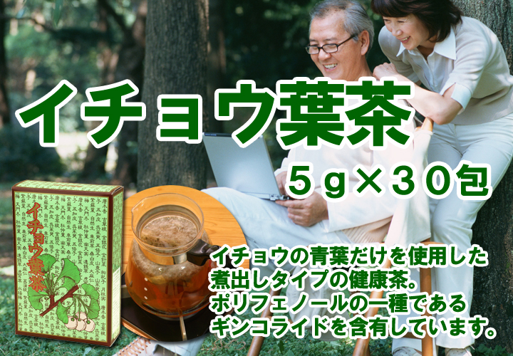 イチョウ葉茶５ｇ ３０パック 5 400円以上で送料無料 沖縄県を除く