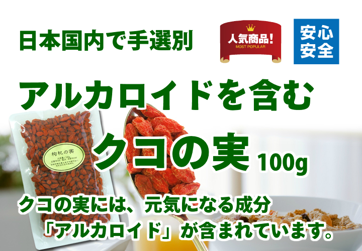 クコの実１００ｇ