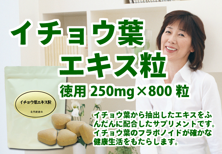 イチョウ葉エキス粒２５０ｍｇ×８００粒