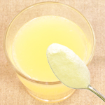 ジュースに溶かして